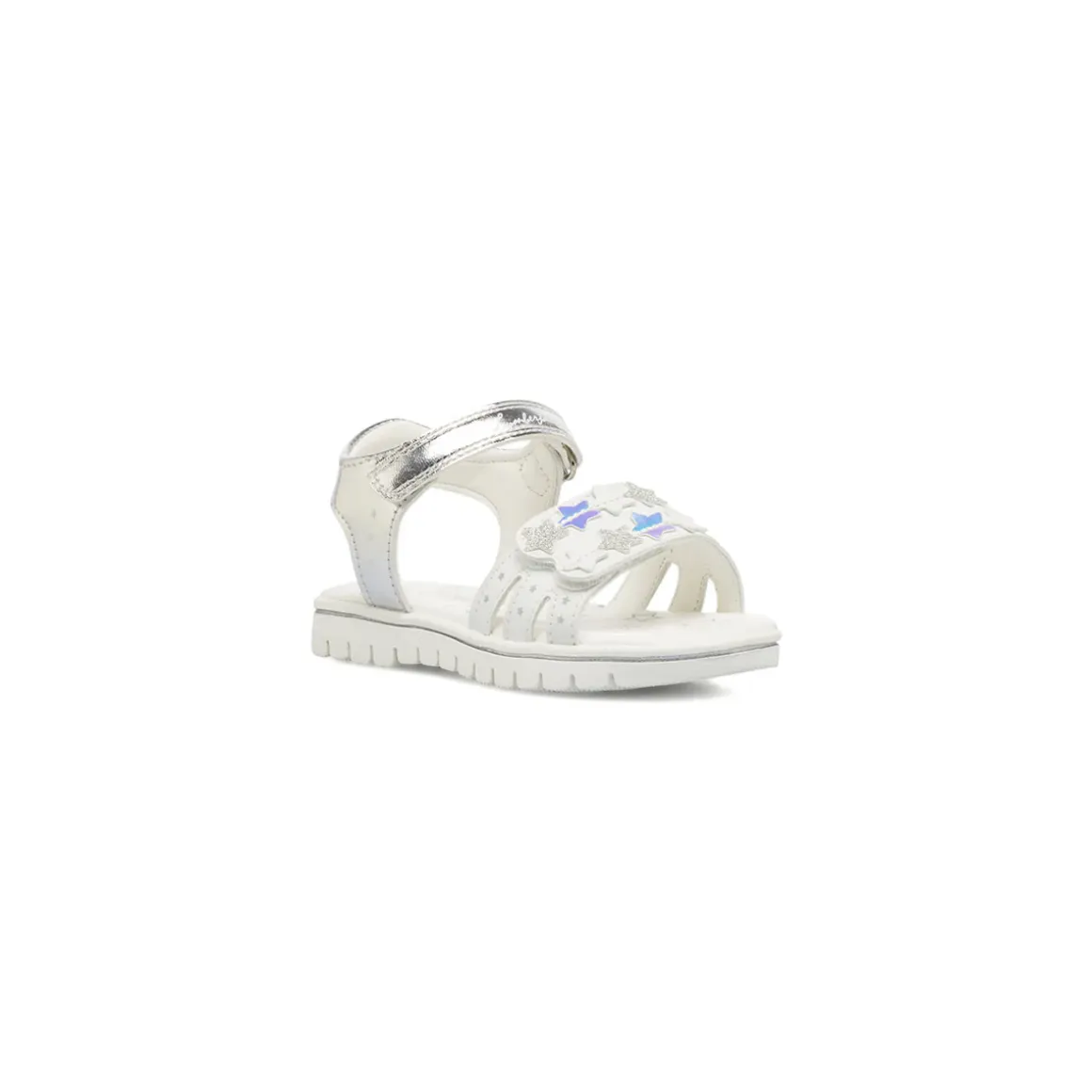 Sandali bianchi da Bambina con dettagli stelle glitter Lumberjack