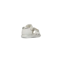 Sandali bianchi da Bambina con fiori e farfalle Le scarpe di Alice
