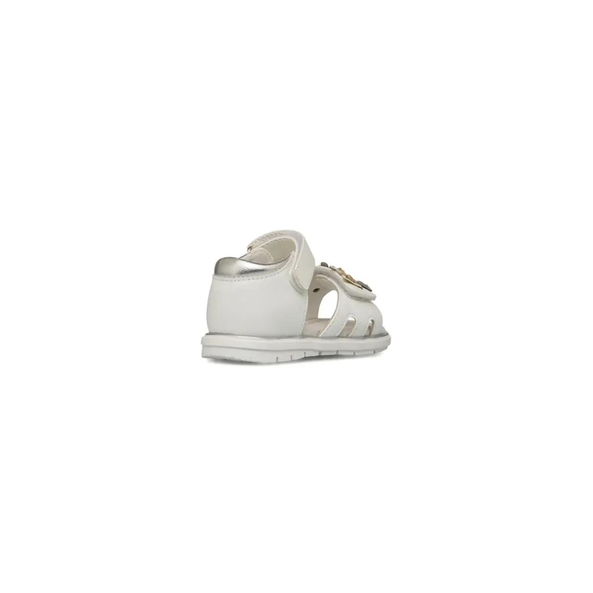 Sandali bianchi da Bambina con fiori e farfalle Le scarpe di Alice