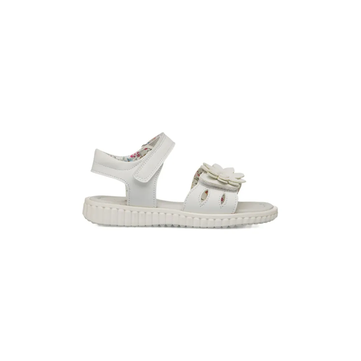 Sandali bianchi da Bambina Le scarpe di Alice con fiore