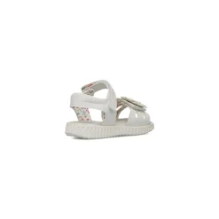 Sandali bianchi da Bambina Le scarpe di Alice con fiore
