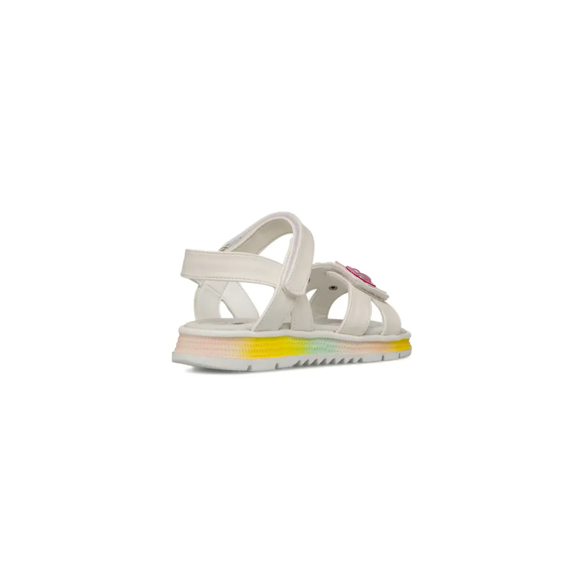 Sandali bianchi da Bambina Le scarpe di Alice con fiori