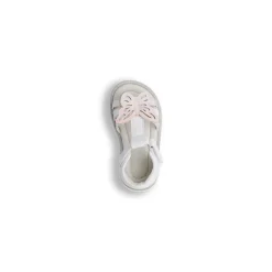 Sandali bianchi da Bambina Primi Passi con farfalla Le scarpe di Alice