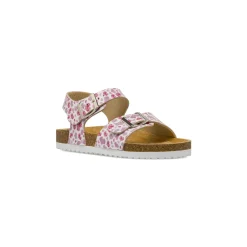 Sandali bianchi da Ragazza con stampa cuori rosa Dieci Baci
