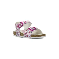 Sandali bianchi da Ragazza con cuori e soletta in pelle Settenote
