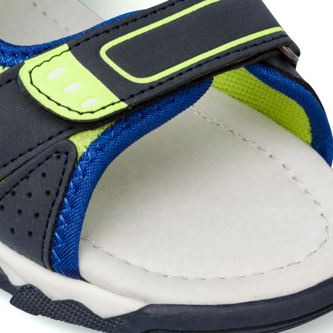 Sandali blu da Bambino Birilli&Monelli con chiusura a strappo
