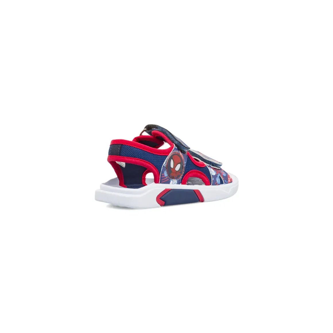 Sandali blu da Bambino con doppi strappi e grafiche Spidey Spiderman