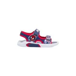 Sandali blu da Bambino con doppi strappi e grafiche Spidey Spiderman