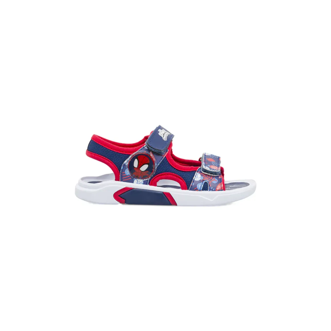 Sandali blu da Bambino con doppi strappi e grafiche Spidey Spiderman