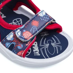 Sandali blu da Bambino con doppi strappi e grafiche Spidey Spiderman