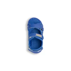 Sandali blu da Bambino con doppia chiusura a strappo e luci Sonic