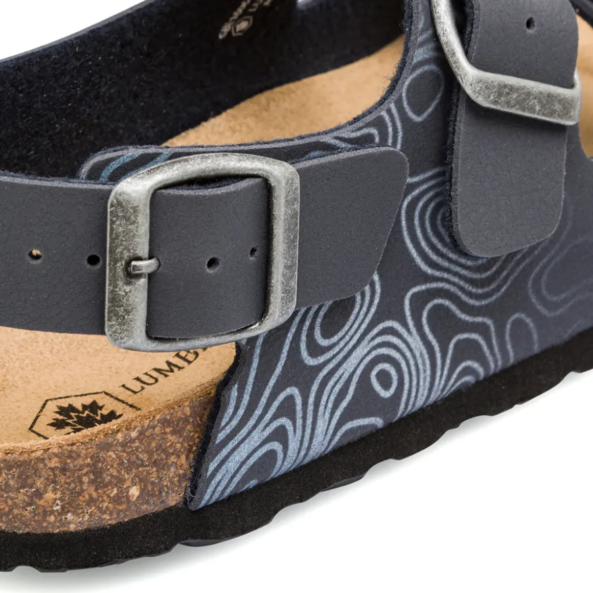 Sandali Blu da Bambino con doppia fibbia regolabile Lumberjack