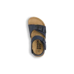 Sandali blu da Bambino con fantasia mimetica e fibbie Space Boy