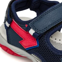Sandali blu da Bambino con inserto freccia rossa Primigi