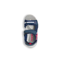 Sandali blu da Bambino con inserto freccia rossa Primigi