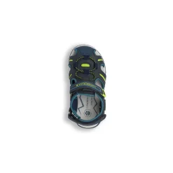 Sandali blu da Bambino con punta chiusa e dettagli fluo Lumberjack