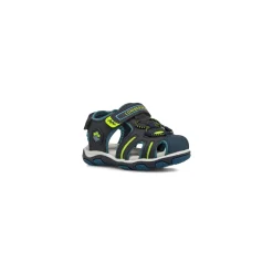 Sandali blu da Bambino con punta chiusa e dettagli fluo Lumberjack