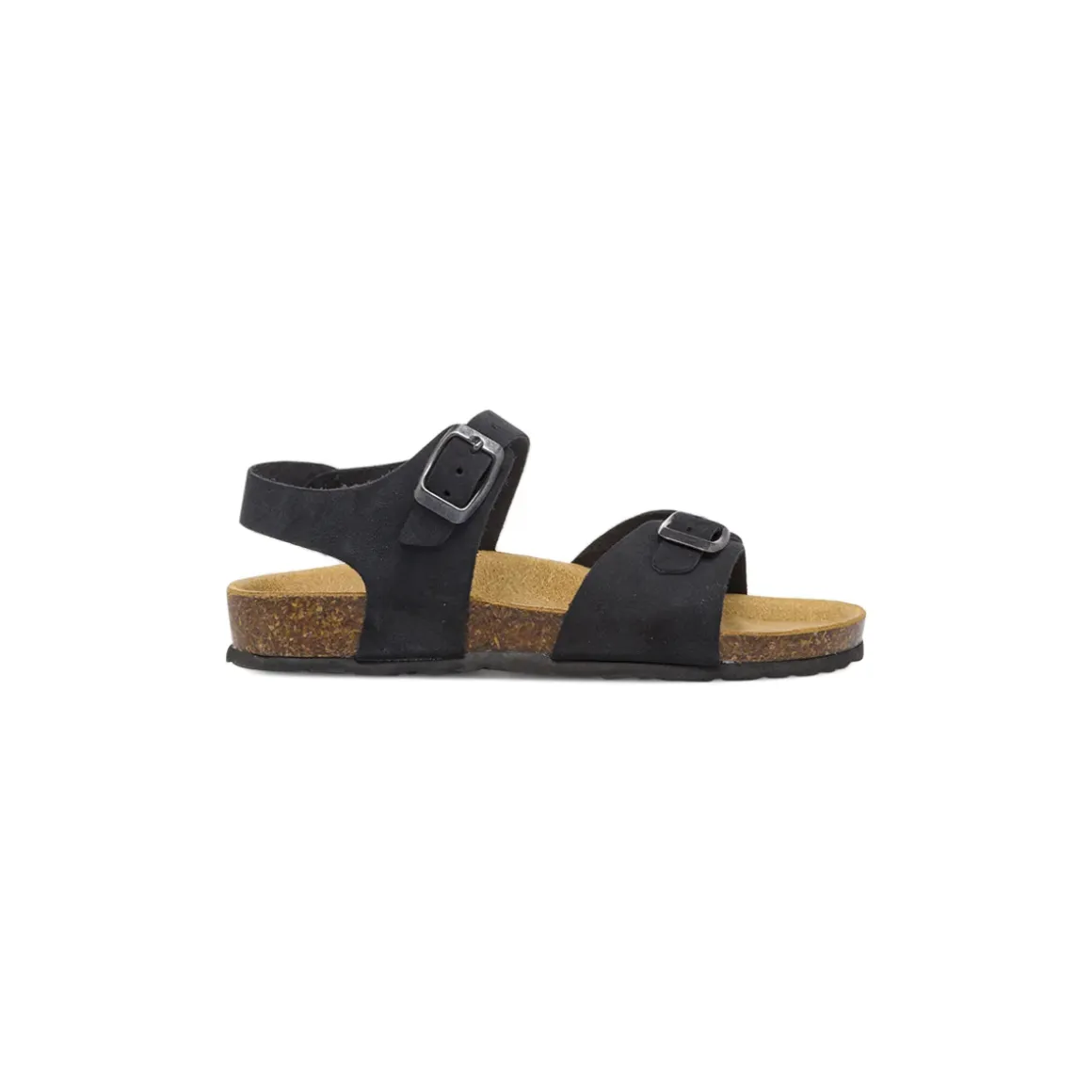 Sandali blu da Bambino con sottopiede in pelle e fibbie Weep & Smile