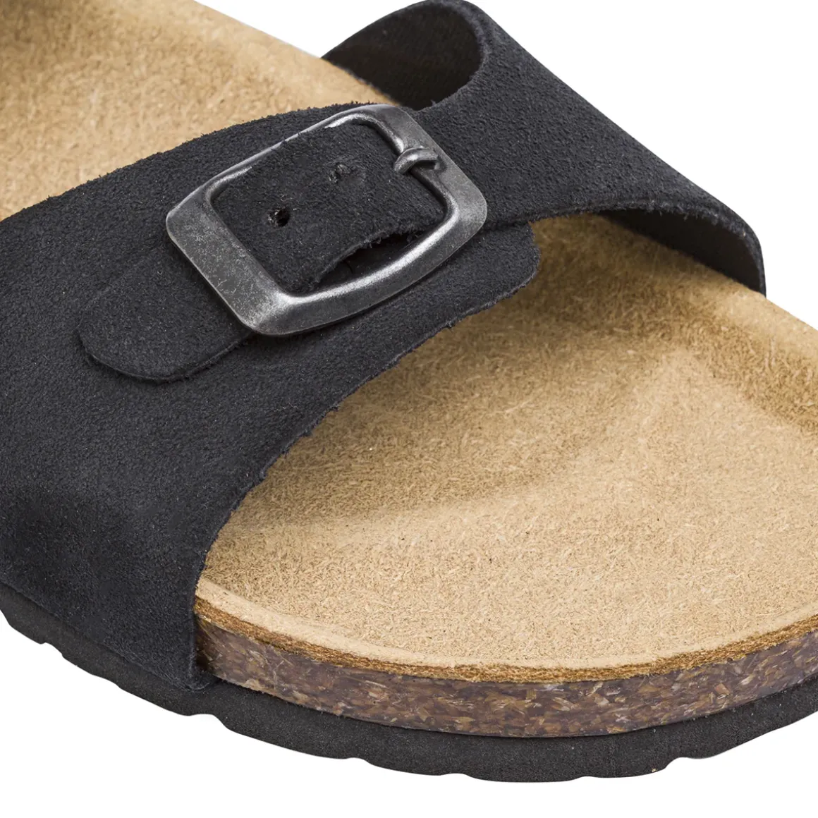 Sandali blu da Bambino con sottopiede in pelle e fibbie Weep & Smile