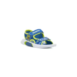 Sandali Blu da Bambino con stampe dinosauri e velcro Dinosauri