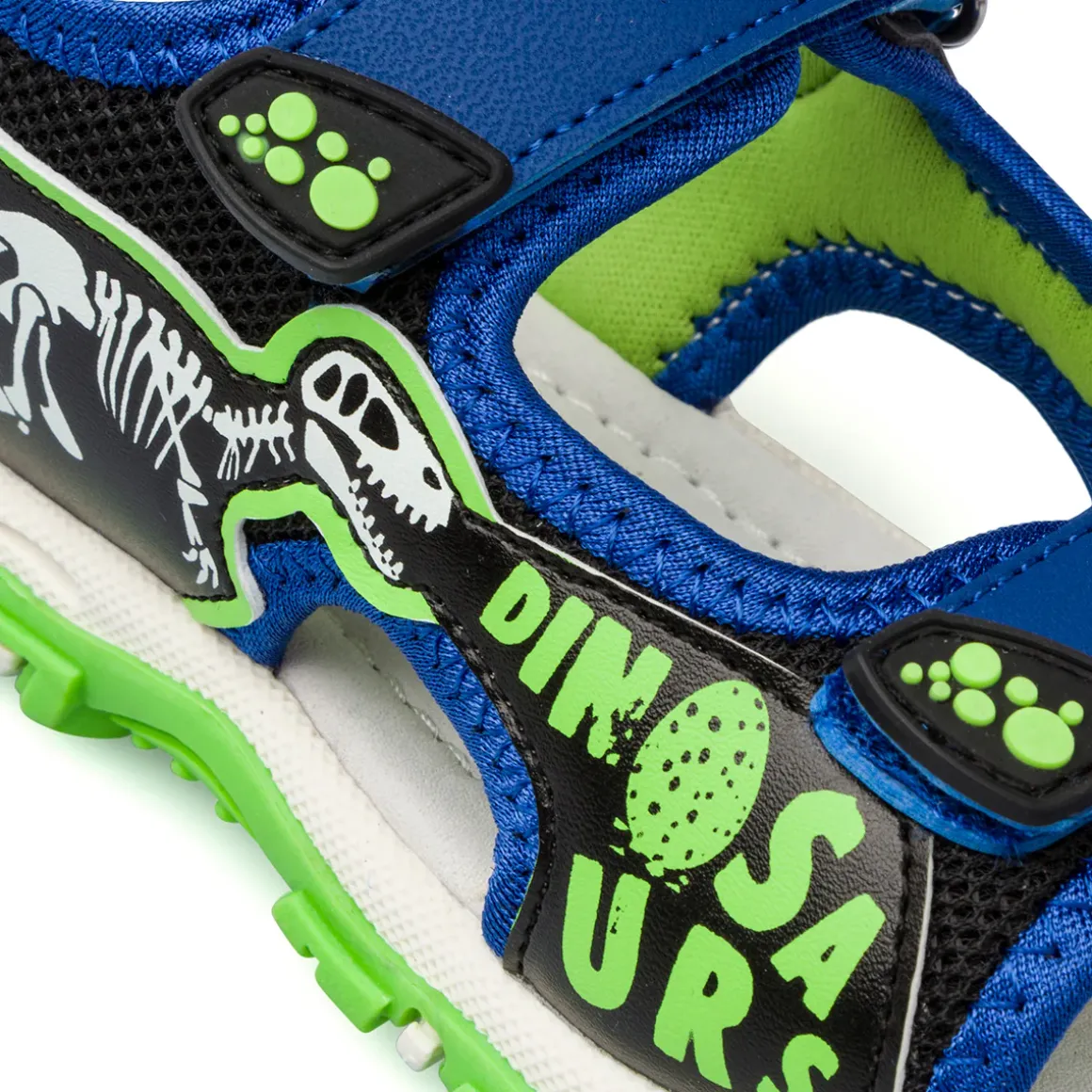 Sandali Blu da Bambino con stampa dinosauri Space Boy