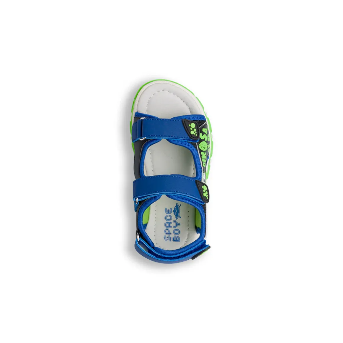 Sandali Blu da Bambino con stampa dinosauri Space Boy
