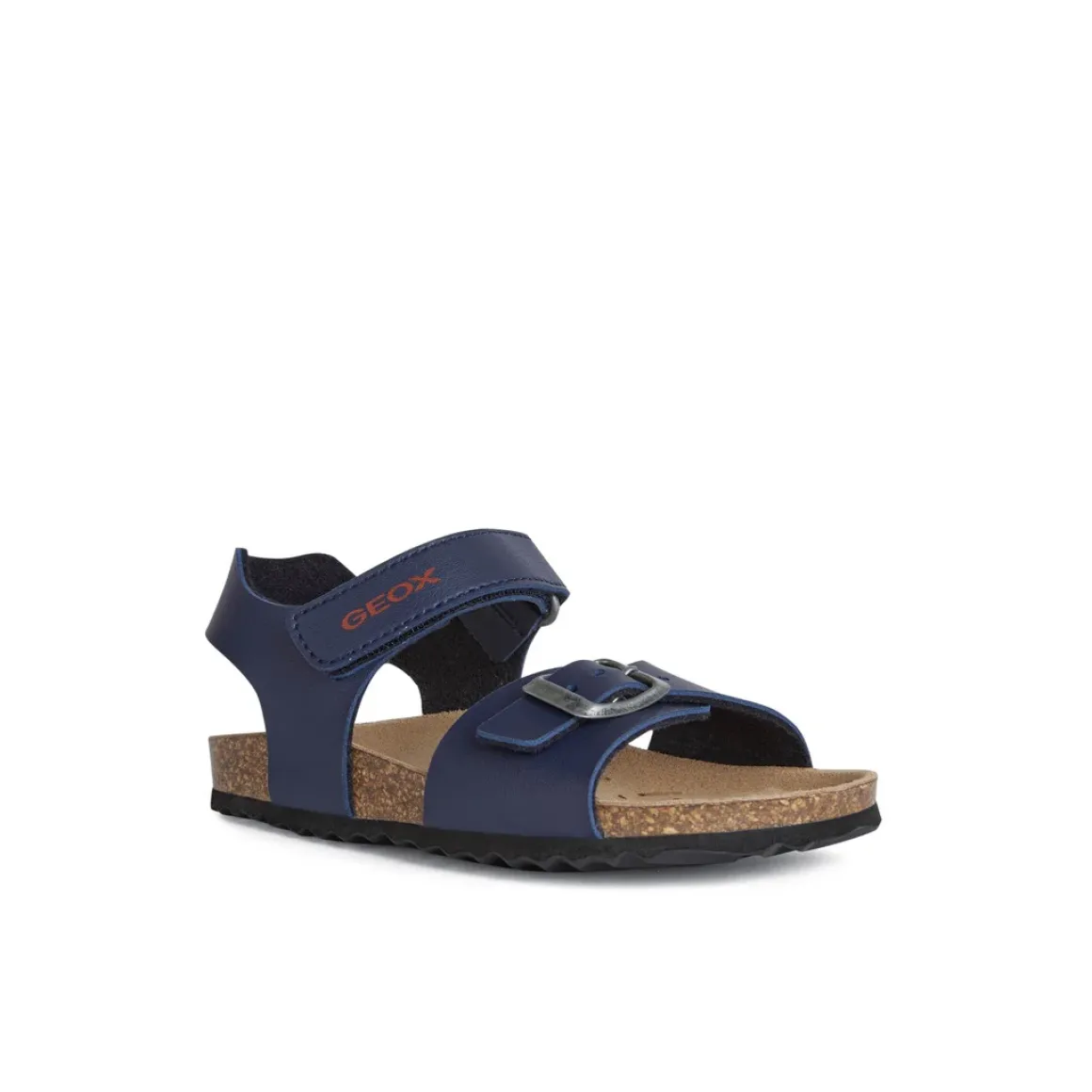 Sandali blu da Bambino con suola traspirante e strappo Geox