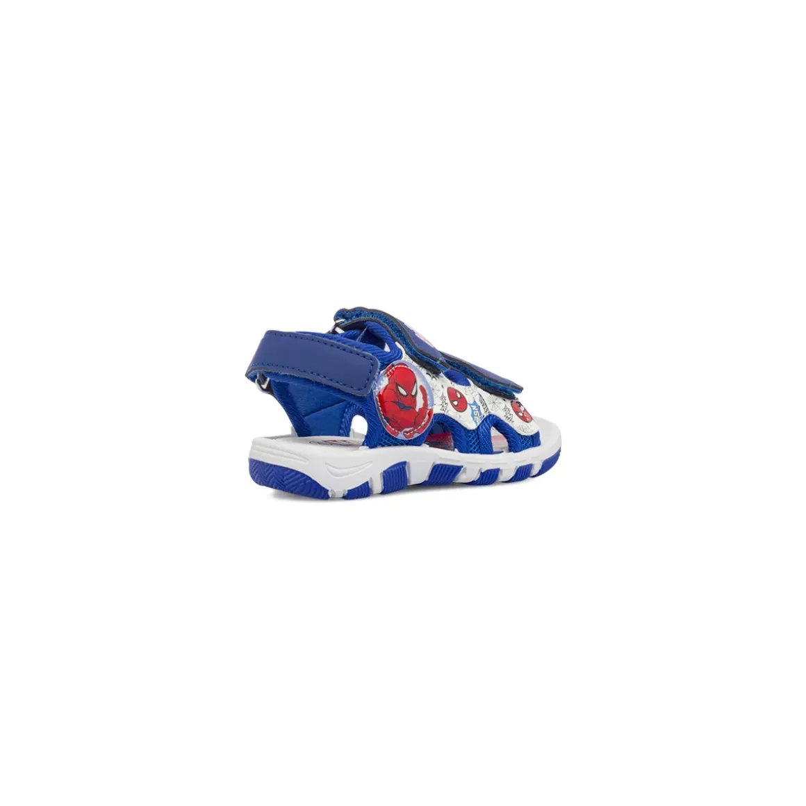 Sandali blu da Bambino con triplo strappo e stampe Spiderman
