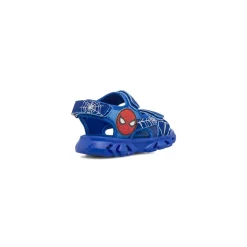 Sandali blu da Bambino con triplo strappo e luci Marvel Spiderman