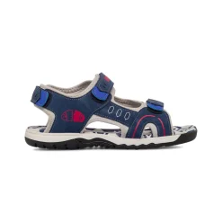 Sandali Blu da ragazzo con logo e dettagli rossi Americanino