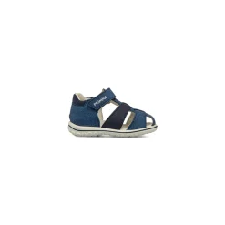 Sandali blu effetto Jeans Primi Passi Bambino con logo Primigi