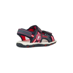Sandali blu navy da Bambino e Ragazzo con dettagli rossi Space Boy