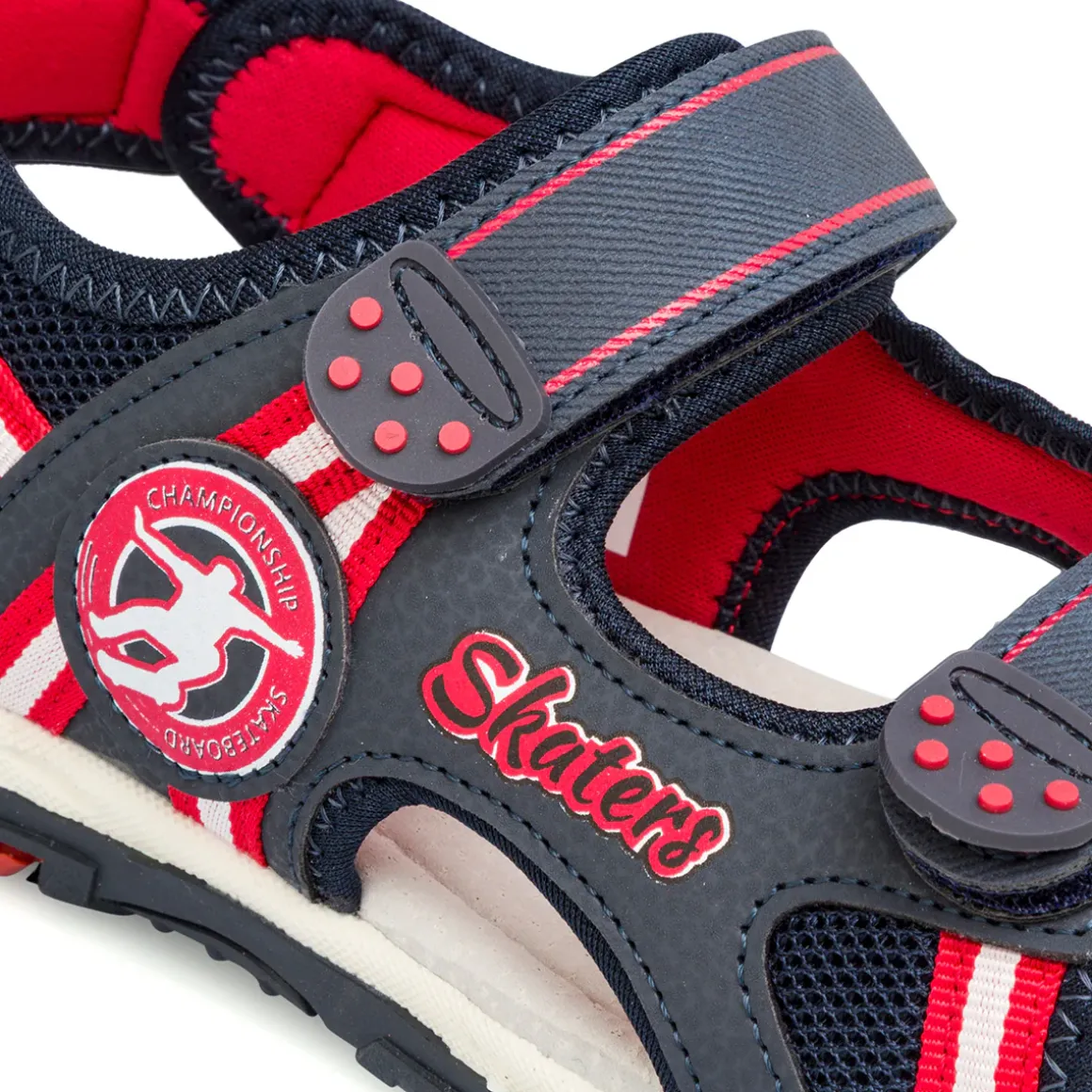 Sandali blu navy da Bambino e Ragazzo con dettagli rossi Space Boy