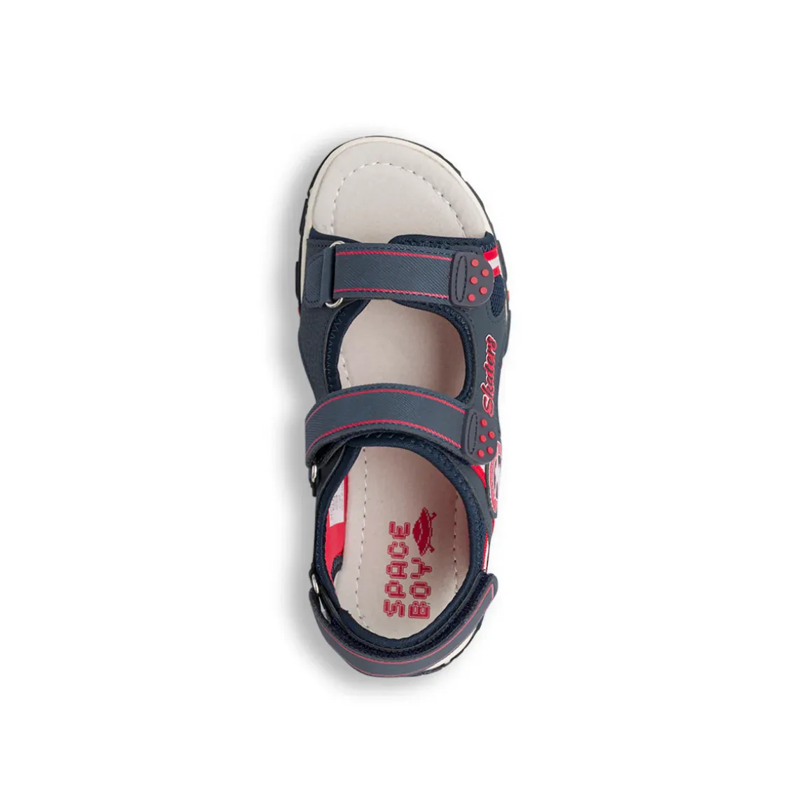 Sandali blu navy da Bambino e Ragazzo con dettagli rossi Space Boy