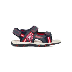 Sandali blu navy da Bambino e Ragazzo con dettagli rossi Space Boy