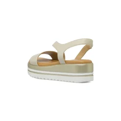 Sandali Comfort Bianchi da Donna con zeppa 5 cm P Soft