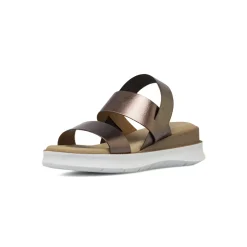 Sandali comfort bronzo da Donna con zeppa 4.5 cm P Soft