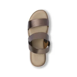 Sandali comfort bronzo da Donna con zeppa 4.5 cm P Soft