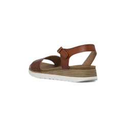 Sandali Comfort da Donna marroni con zeppa 3,5 cm P Soft
