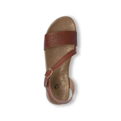 Sandali Comfort da Donna marroni con zeppa 3,5 cm P Soft