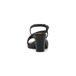 Sandali Comfort Neri da Donna con tacco 8 cm e plateau P Soft