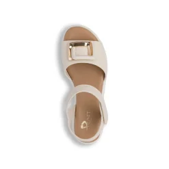 Sandali Comfort Nude da Donna con fibbia gioiello sulla tomaia P Soft