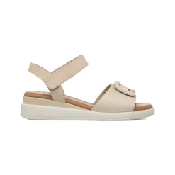 Sandali Comfort Nude da Donna con fibbia gioiello sulla tomaia P Soft