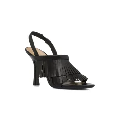 Sandali con tacco neri da Donna con frange Swish Jeans