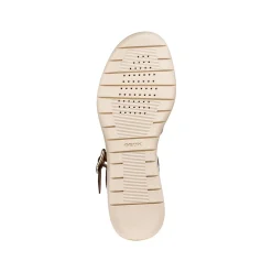 Sandali con Zeppa traspirati neri da Donna con fasce incrociate Geox