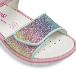 Sandali da Bambina con glitter arcobaleno e soletta in pelle Primigi