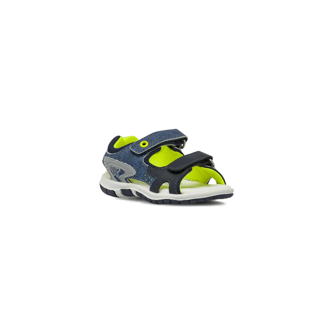 Sandali da Bambino Blu con dettagli giallo fluo Chicco