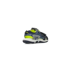 Sandali da Bambino Blu con dettagli giallo fluo Chicco