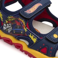 Sandali da Bambino blu e arancioni con luci Hot Wheels Primigi