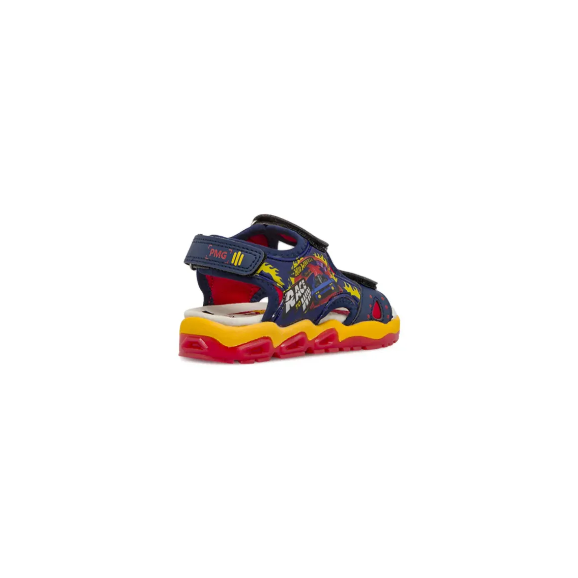 Sandali da Bambino blu e arancioni con luci Hot Wheels Primigi